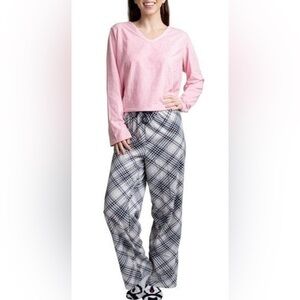 Nighttime 3-Piece Sleep Set NEW Size XL Goodnight Kiss Soft Warm Jammies!